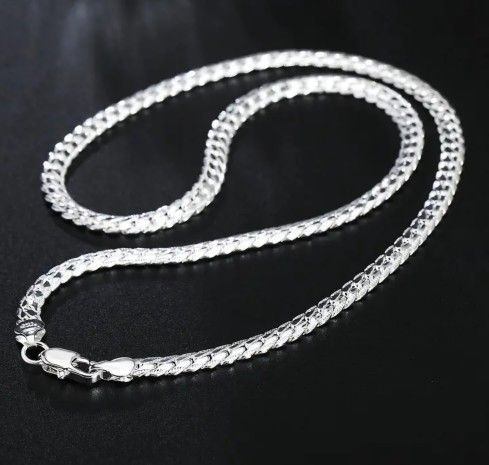 925 Silver Necklace Chain and bracelet
