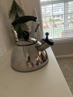 Chrome tea kettle