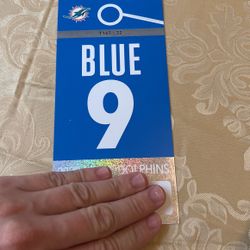 Blue Parking Pass 
