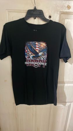 Happy Independence Day men’s t shirt black size M