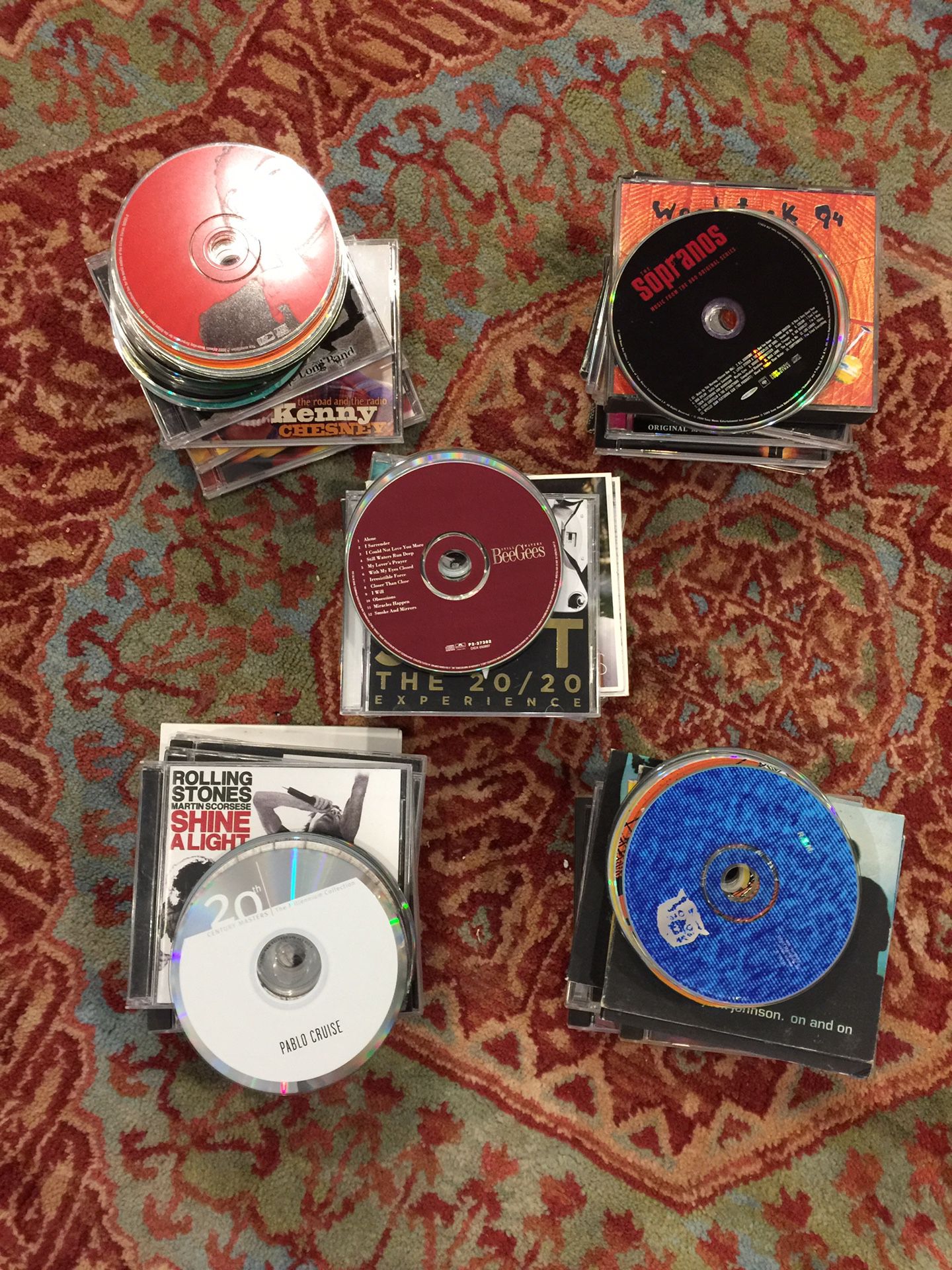 Huge lot of 130 CDs, pop, classic rock, alternative, country