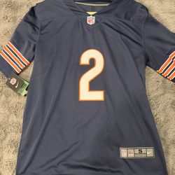 Nike Chicago Bears DJ Moore Jersey Men’s Sz Small Football NFL Blue 