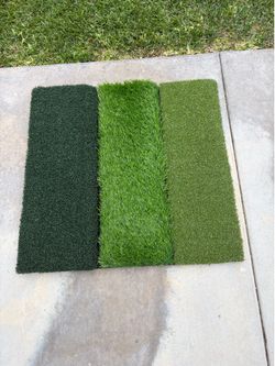 Tr-turf golf hitting mat