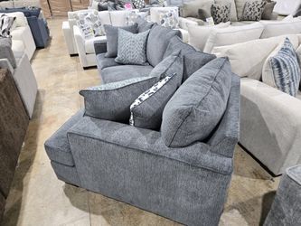 Contemporary Cuddler Sectional  Charming, Cozy, and Modern