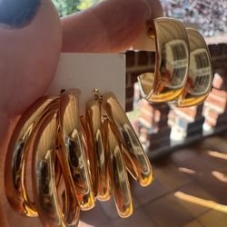 2 Pairs Fashion Earrings Jewelry Set – Stylish Costume Earrings for Women