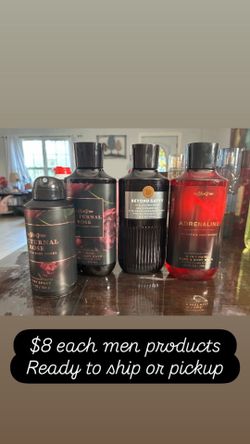 Bath and body works men products