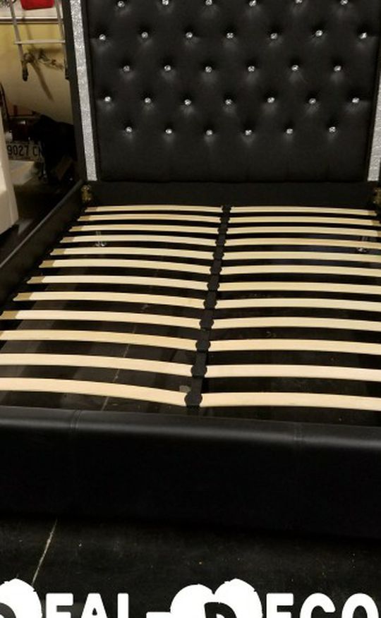 Black Platform Bed