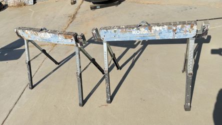 Kobalt Steel Saw Horses ( TWO ) - 1300-lb Capacity)