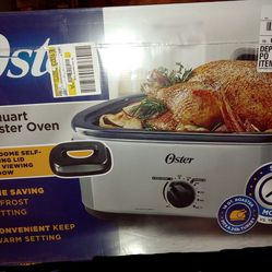 BRAND NEW OSTER 18 -Quart ROASTER OVEN WITH DEFROST