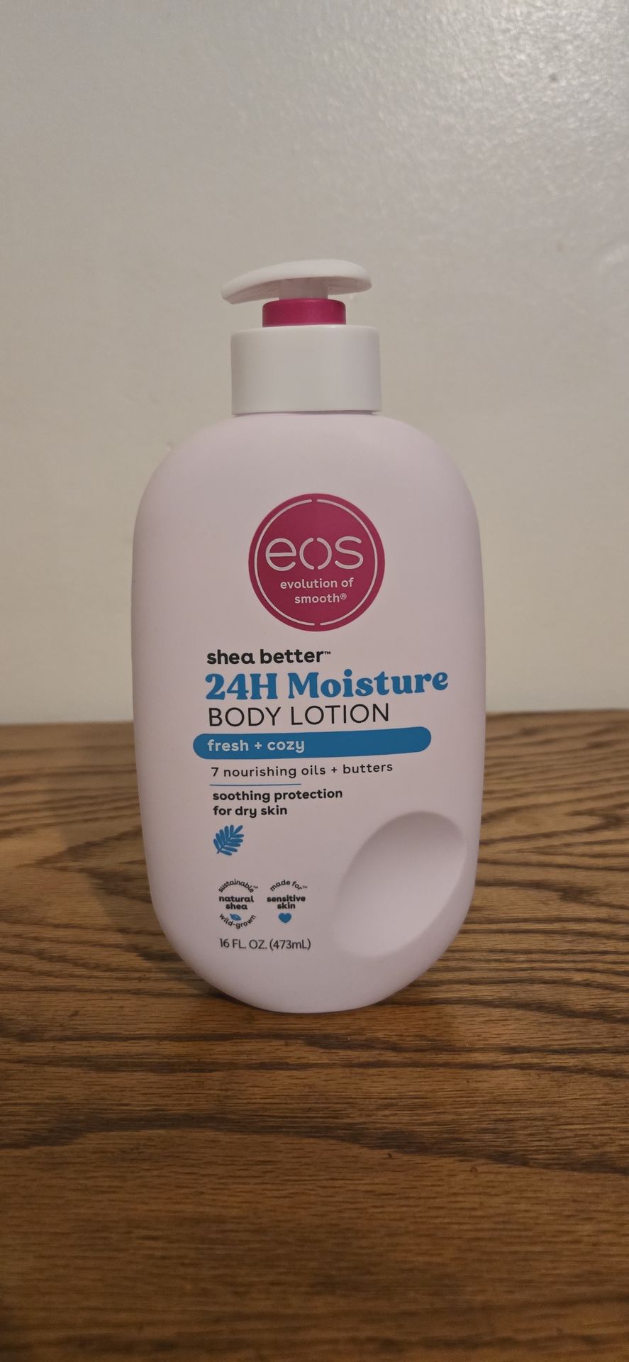 eos body lotion fresh + cozy