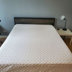 Queen Bed, Frame, And Mattress $500