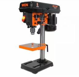 Wen 2.3-Amp 8 in. 5-Speed Cast Iron Benchtop Drill Press with 1/2 in. Chuck Capacity