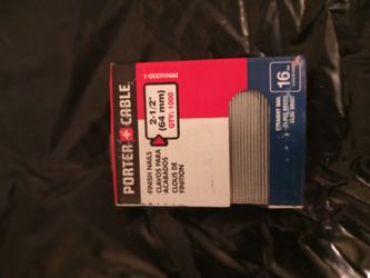 Brad nails 2-1/2 in Brand New box 16g