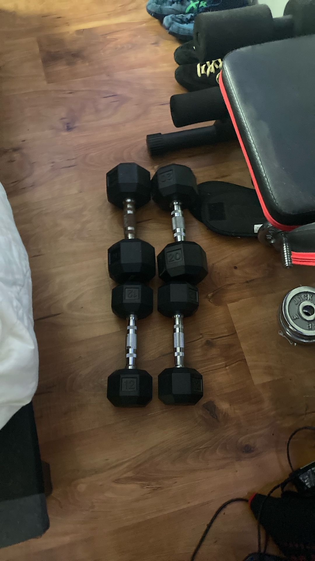 Ignite 12lbs & 20lbs dumbells