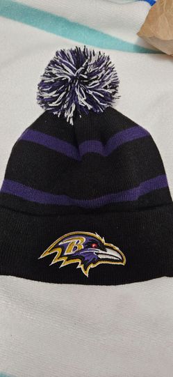 Baltimore Ravens NFL beanie with pom