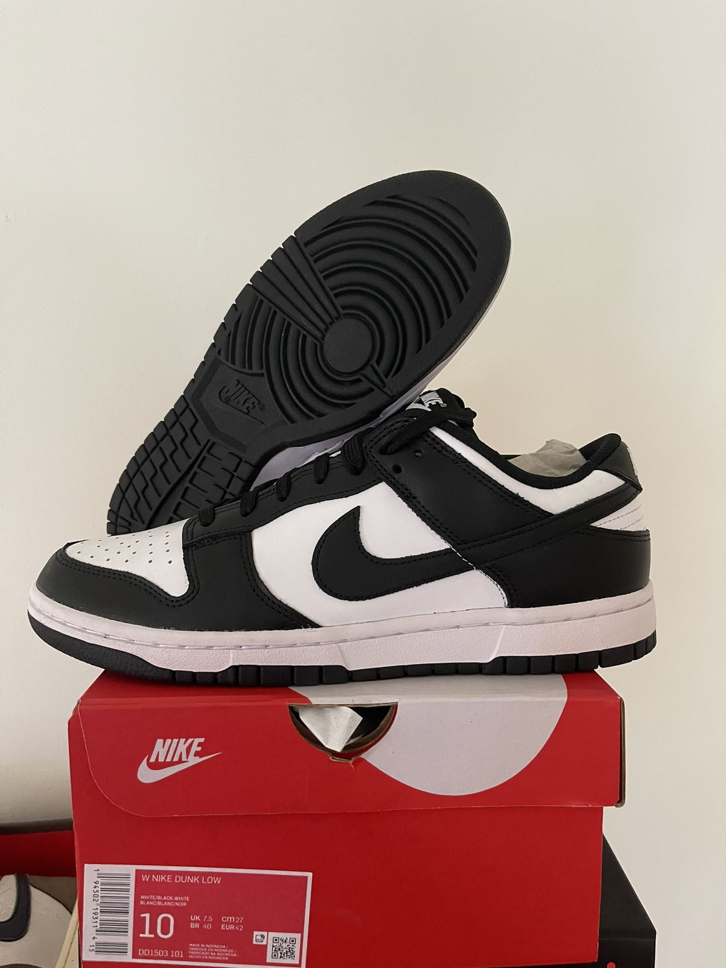 Nike Dunk Low Panda size 10 Women