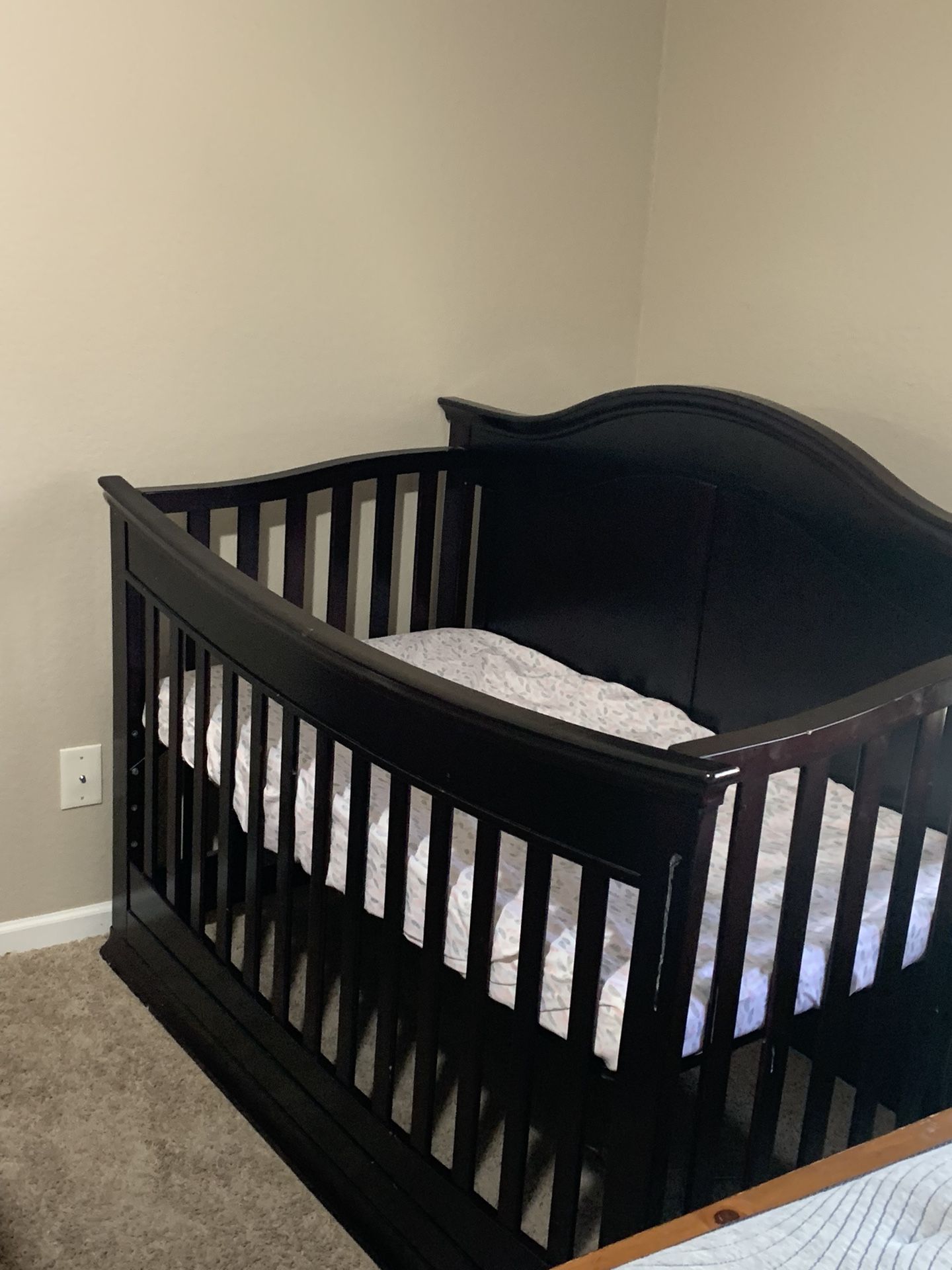 4 in 1 Convertible Mini Crib In Gray Color.,All Products : American Fashion Style Bags On Sale