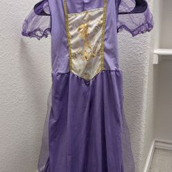 Rapunzel Purple Play Dress  for  Child Size 4-6X