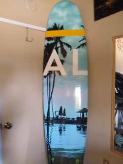 8' Soft Top Surfboard Longboard Foam Bz Doyle Malibu Wavestorm Liquid Shredder Foamie Softtop Fun Surf Long Board Learning Beginners 8ft Akona Surface