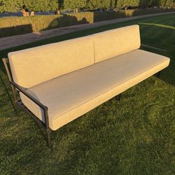 RESTORATION HARDWARE TROUSEDALE ALUMINUM 8 FOOT SOFA - NEW 