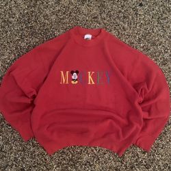 Vintage 90’s Mickey Mouse Sweatshirt Large Women’s Made In USA  