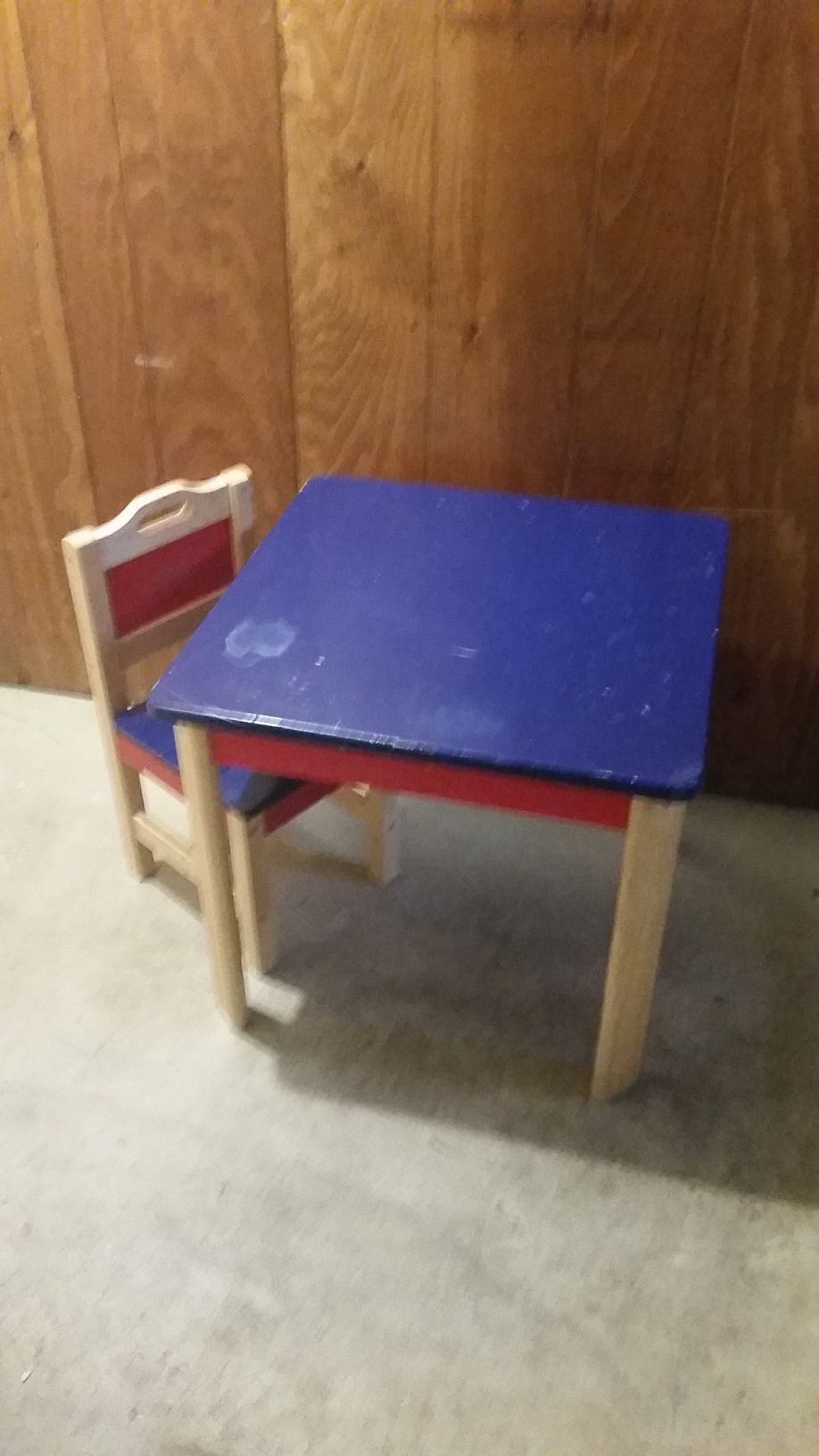 Kids Art Table with Chair