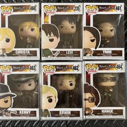 Attack On Titan Funko Pop Lot