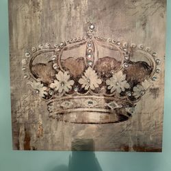 Kirkland’s Crown Canvas Art For Wall