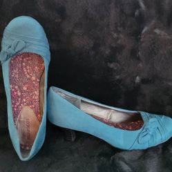 Womens Teal Heels, New
