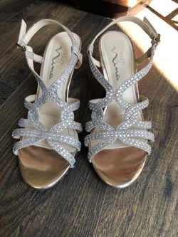 Rose Gold Formal Wedge-size 6 women’s