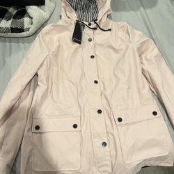 Urban Republic Girls Matt Vinyl Rain Jacket Size M