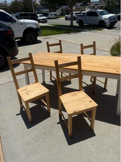 Table with chairs