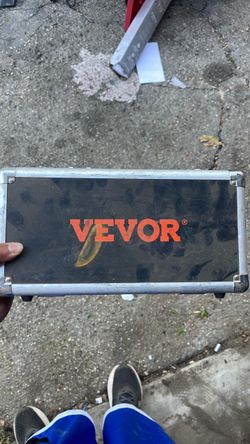 VEVOR portable ATV / UAV winch in the hard carrying case
