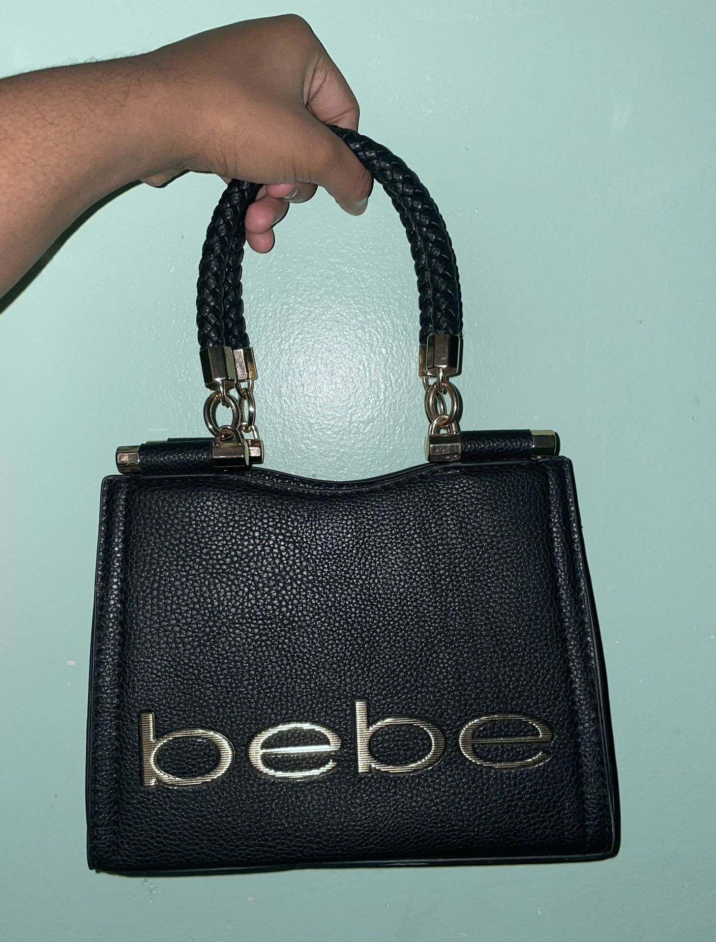 Bebe Purse - Black And gold