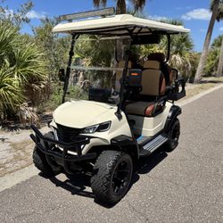 2025 Lifted Golf Cart 4 Seater • Low Miles • Loaded