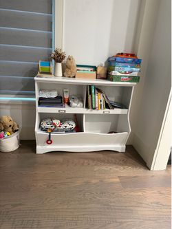 White Wooden Bookshelf