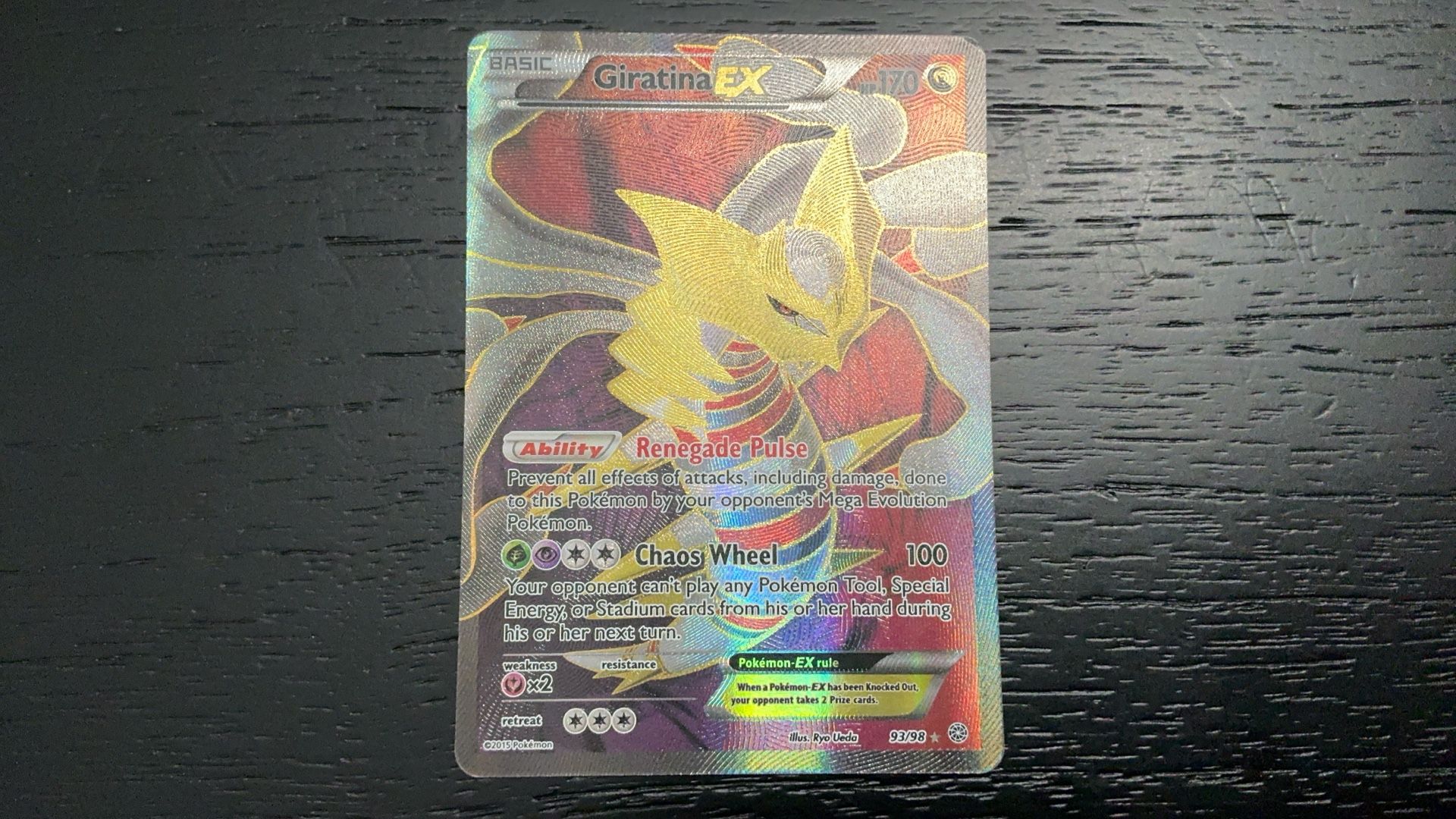 93/98 Giratina EX 2015 Pokémon Full Art