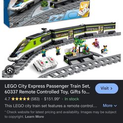 Lego City Remote Control Train