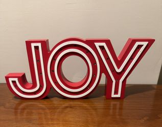 Joy Holiday Sign 