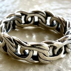 Sterling Silver Omega Ring