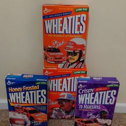 Vintage Collectible Dale Earnhardt Cereal Boxes 