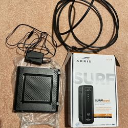 ARRIS SURFboard SBG10 Modem & Wi-Fi Router with Coaxial Cable 