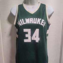 Fanatics Milwaukee Bucks Giannis Antetokounmpo Youth Medium Jersey