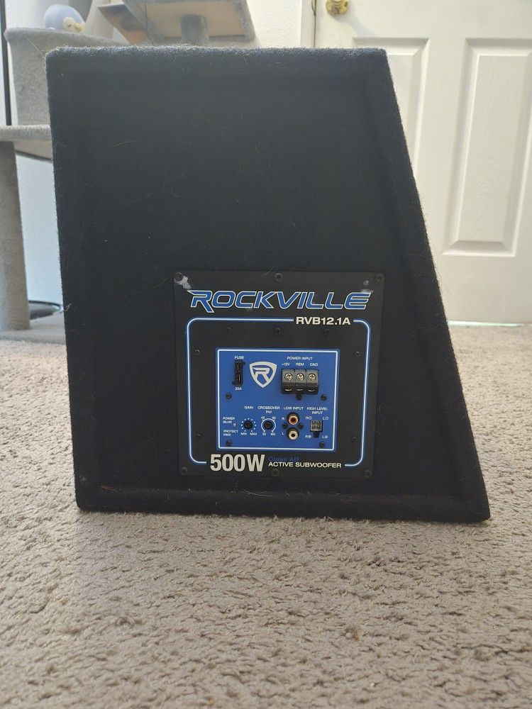 Rockville Subwoofer Built In Amp