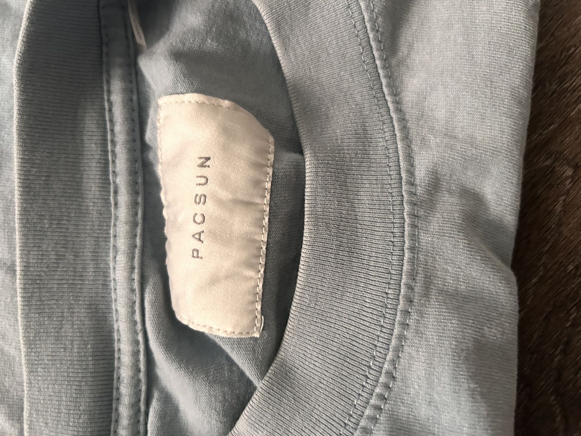 Pacsun Light Blue T Shirt 11.5