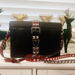 Authentic PRADA Cross Body Clutch Handbag 