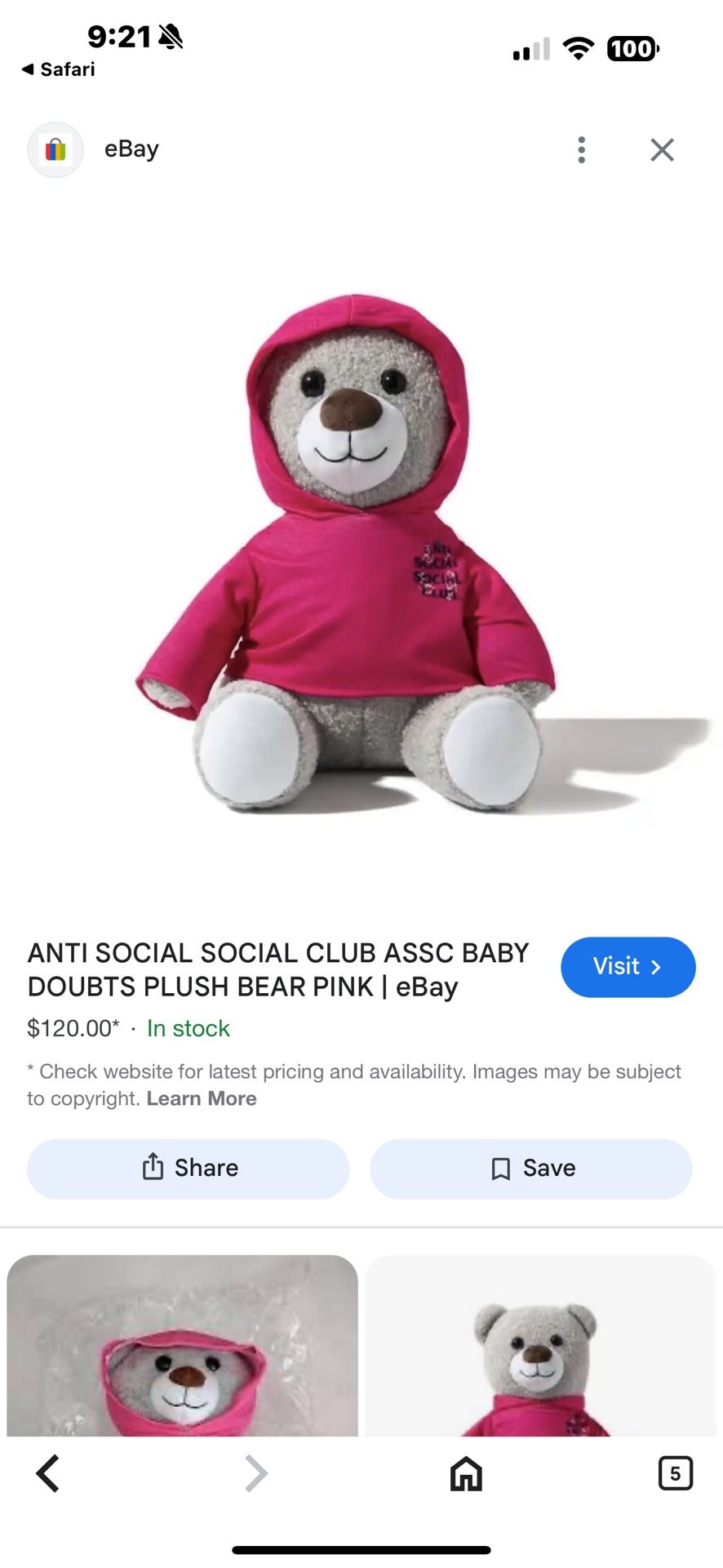 Assc Plush Bear