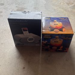 Music dock, and Hershey s’mores maker