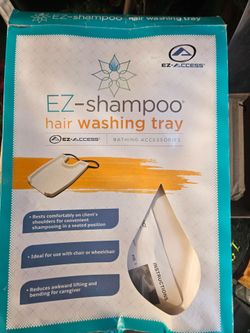 Hair washing tray