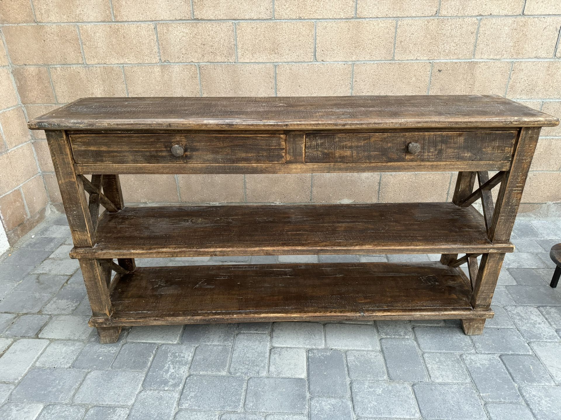 Wooden Console Sofa Table